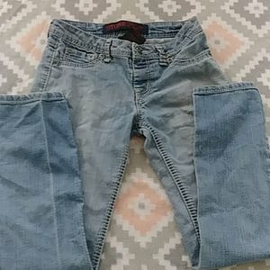 Stone love blue jeans